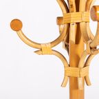 Italian Bamboo-rattan Coat Hanger, 1980’s thumbnail 5