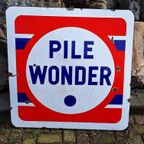 Tof Groot Xxl Emaille Bord Van Het Franse Merk Pile Wonder. thumbnail 8