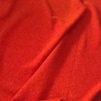 Vintage Dralon Deken Oranje Rood thumbnail 3