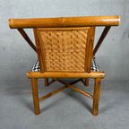 Bamboe Fauteuil ‘pied De Poule’ thumbnail 6
