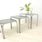 Vintage Bijzettafel Jaren70 Plantentafel Mimiset Mid Century thumbnail 4