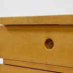 Chest Of Drawers In Solid Beech By Ibisco Italy 1970S thumbnail 9