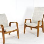 Cees Braakman Pastoe Fb06 Plywood Fauteuil Dames Gestoffeerd thumbnail 15