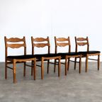 Brutalist Eetkamerstoelen | Vintage Stoelen | Jaren 60 | (5) thumbnail 4