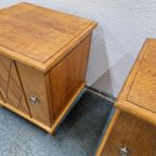 2 Vintage Nachtkastjes Nightstands Jaren 50 Nachtkastje thumbnail 8