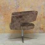 Als Nieuw! Bruine Stoffen Montis Turner Design Draaifauteuil thumbnail 8