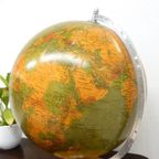 Retro Vintage Wereldbol Globe Lamp Tafellamp Voor 1986 thumbnail 5