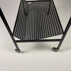 Vintage Trolley/Bijzettafel Met Lectuurbak, 1970'S Nederland thumbnail 2