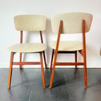 Vintage Stoelen Simpla-lux - Set Van 2- Nederlands Ontwerp - Hout, Kunstleer - Jaren 60/70 thumbnail 10