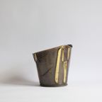 Vintage Modernist Embossed Copper Cachepot, 1950S. thumbnail 8