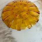 Glazen Gebald-Set Art-Deco Amber Kleurig: Josef Inwald thumbnail 2