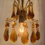 Murano Teardrop Hanglamp Kroonluchter Vintage Kristal thumbnail 3