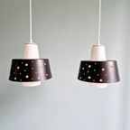 Duo Scandinavische Opaline Hangers, Jaar 60 thumbnail 16
