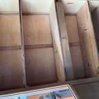 Eiken Linnenkast Met 3 Planken En Onderlade, 105 Cm Breed En 200 Hoog thumbnail 8