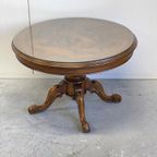 Antieke Noten Tafel Queen Anne Barok Salontafel thumbnail 4