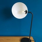 Vintage Stalen Bureaulamp Bruin thumbnail 5