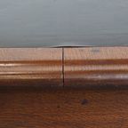Grote, Unieke En Antieke Victoriaanse Engelse Eikenhouten Schrijftafel / Partner Desk thumbnail 13