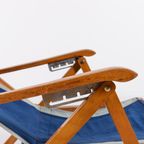 Italian Mid-century Foldable Deck Chair From Fratelli Reguitti 1960’s thumbnail 14
