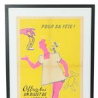 Vintage Ingelijste Poster Loterie Nationale France Fifties Reclame M. Pineau thumbnail 8