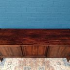 Vintage Palissander Lowboard, Deens Design Van Mørke Møbelfabrik, Jaren 60 thumbnail 3