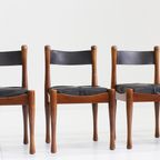 Bernini Vintage Italiaanse Eetkamer Stoelen Van Silvio Coppola, Set Van 6 thumbnail 8