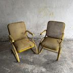 Pair Of 1950'S Metal Pattio Bouncy Chairs. thumbnail 2