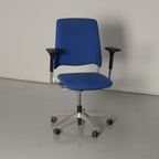 Drabert Salida Bureaustoel, Blauw, 4D Armleggers thumbnail 2