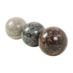 Set Van 3 Grote Gepolijste Bollen Marmeren Ballen Natuursteen thumbnail 6