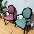 Set Van 2 Stijlvolle Louis-stijl Stoelen thumbnail 2
