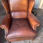Oorfauteuil Van Schapenleer thumbnail 8