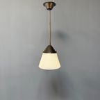 Opaline Glazen Kandem Hanglamp Model 409 thumbnail 4