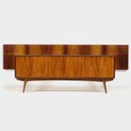 Vintage Mid Century Tweepersoons Bed In Palissander, 1960s thumbnail 3