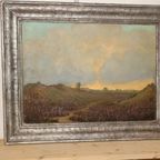 Alois Van Regemorter 1895-1961 Groot Heide Landschap. thumbnail 4