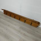 Vintage Midcentury Houten Kapstok | Hoedenplank Xxl thumbnail 3