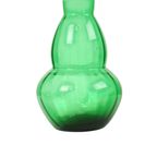 Enorme Groene Glazen Karaf Genie Bottle Empoli Italy 63cm thumbnail 9