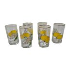 Paul Nagel - Set Of 6 - Hand Painted (Water Or Lemonade) Glasses From The ‘Tiffany’ Series thumbnail 10