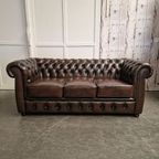 Chesterfield Cresswell 3-Zits – Antiek Bruin | 100% Leder | Tijdloze Elegantie thumbnail 8