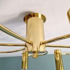 Grote Koperen Plafondlamp, Cosack Leuchten, 1970 thumbnail 10
