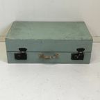 Brocante Gereedschapskist Koffer Hout thumbnail 2