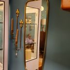 Vintage Wandspiegel Spiegel Mirror Messing Goud thumbnail 11
