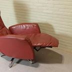 Vintage Leren Recliner Fauteuil thumbnail 13