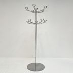 Zilverkleurige Kandelaar 100 Cm, 1980’S thumbnail 7