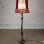 Antieke Verzilverde Vloerlamp thumbnail 7