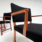 Set Van 2 Deense Mahoniehouten Stoelen Van Erik Bjorn Olsen thumbnail 12