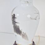 Vintage Haruo Momoki Franklin Porselein Tafellamp 80 Japandi thumbnail 7