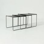 Post Modern Perforated Steel Nesting Tables 1980S thumbnail 9