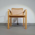 Beech Wood And Webbing Side Chair By Olivo Pietro, Italy, 1970S thumbnail 14