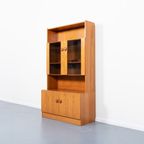 Danish 1970’s Teak Veneer Two Piece Cabinet / Boekenkast / Ladekast / Buffetkast / Kast thumbnail 2