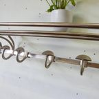 Vintage Kapstok Jaren 60 70 Design Chroom Art Deco Aluminium thumbnail 6