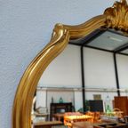 Vintage Goudkleurige Rococo Deknudt Kuifspiegel Spiegel Schouwspiegel 104 thumbnail 8